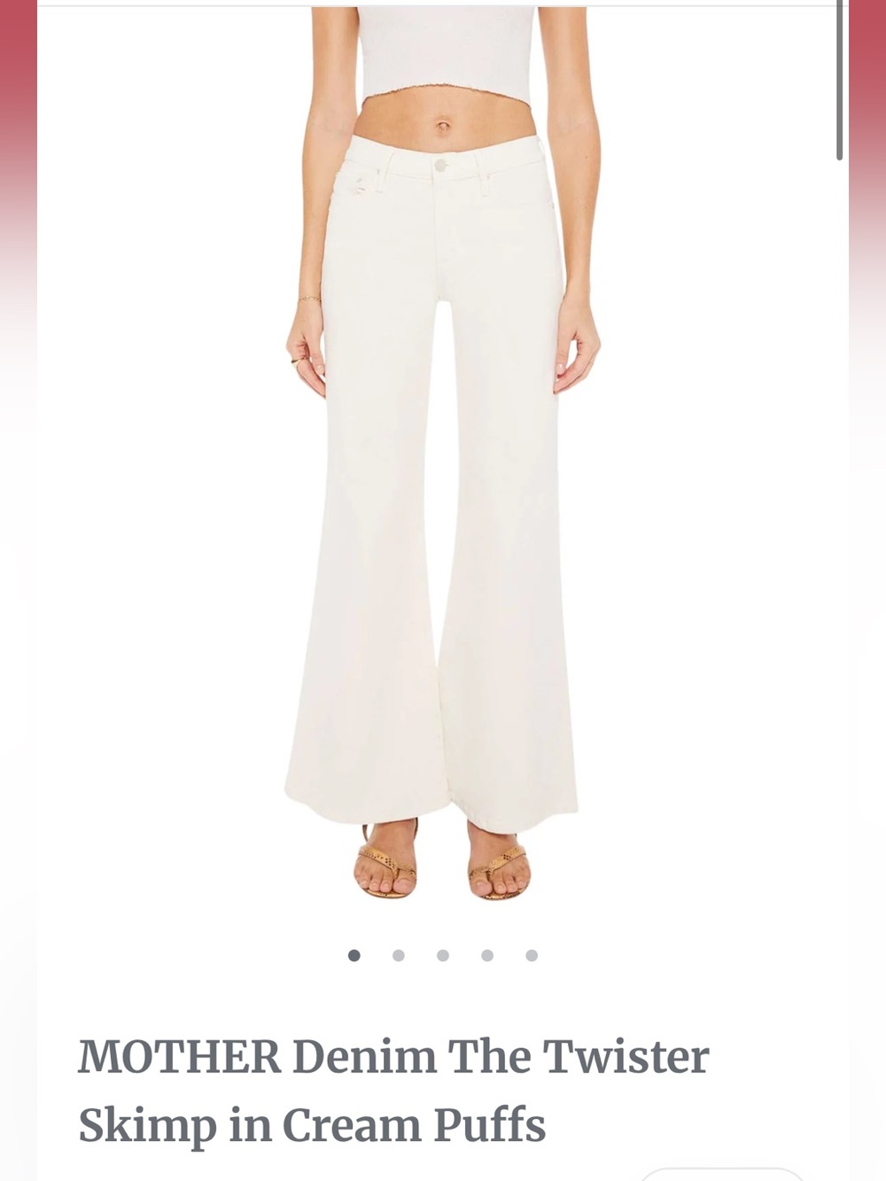 Mother The Twister Skimp Wide Leg